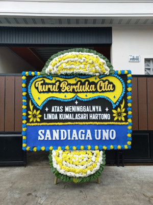 Papan Bunga Duka di Sari Rejo