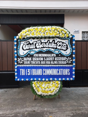 Papan Bunga Duka di Sari Rejo